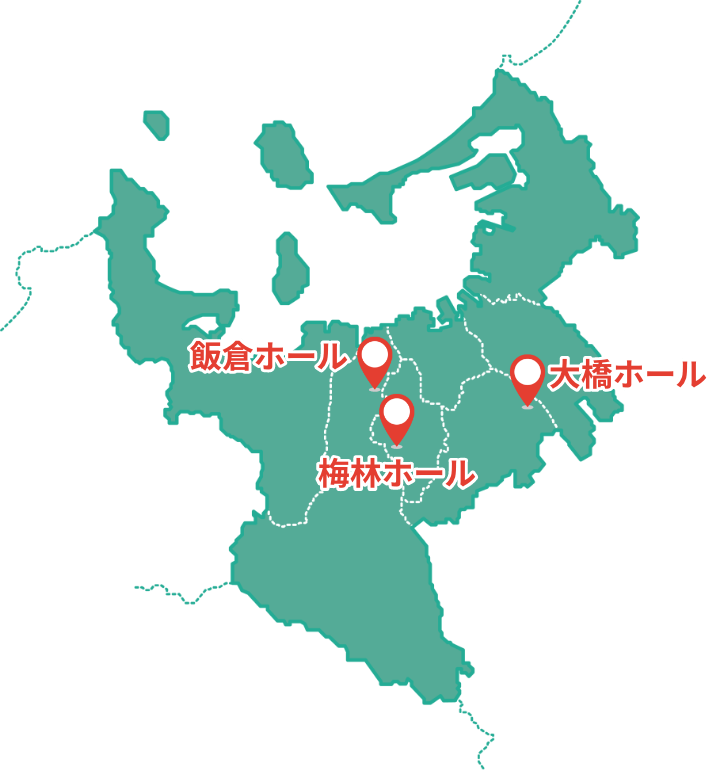 福岡の地図の画像